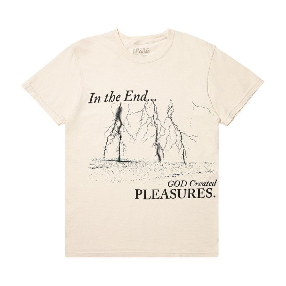 PLEASURES God in the End Tee Medium